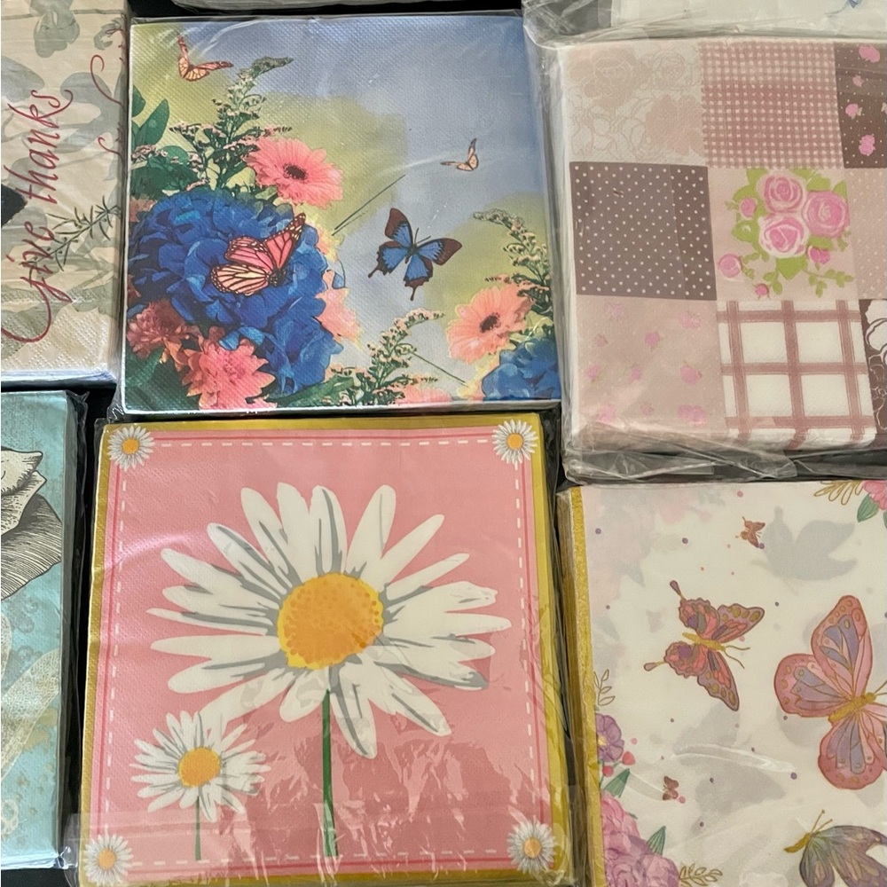Decoupage napkins 34 new packs